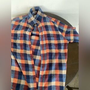 Denim and flower men’s XL flannel. SO SOFT - barely worn! Cute unique colors